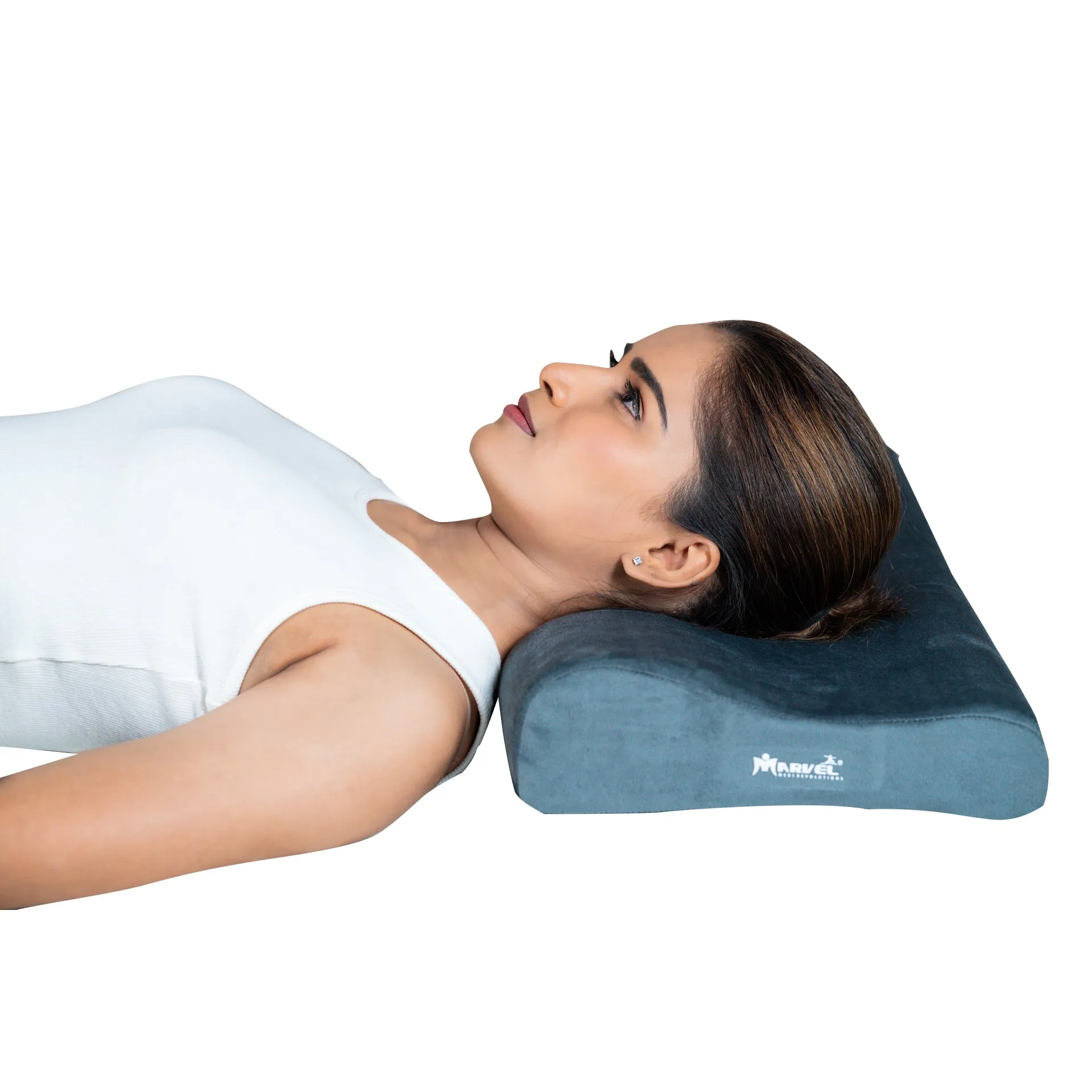 Contoured Cervical Pillow -Latex Foam