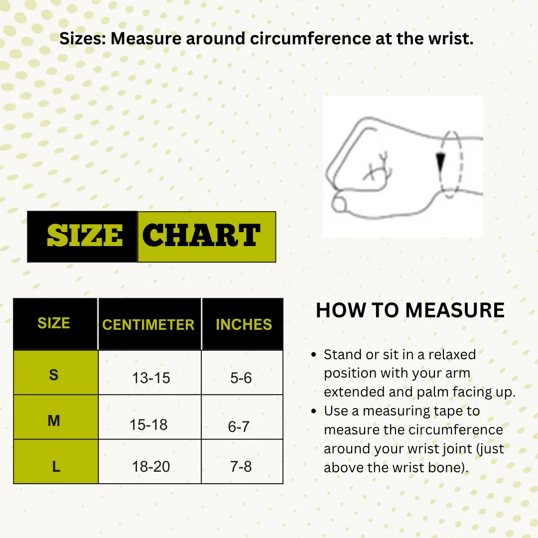 Wrist Wrap Double Lock 