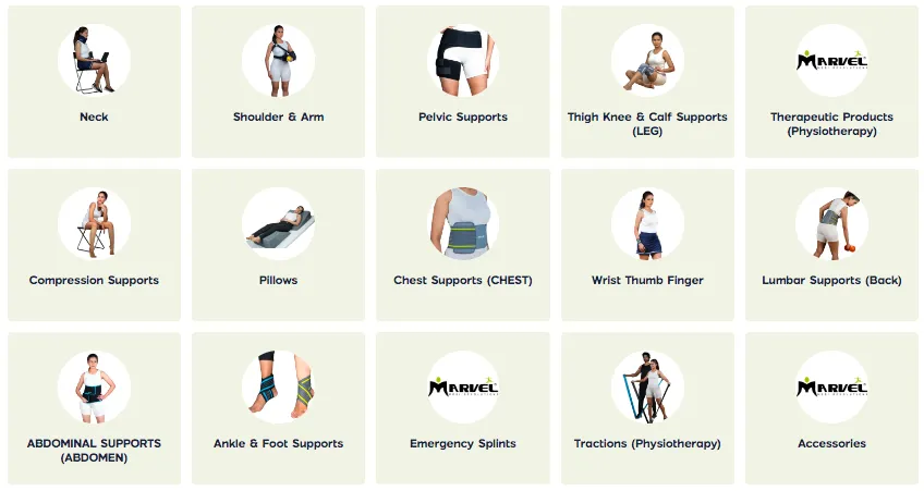 Marvel Orthopaedic products 