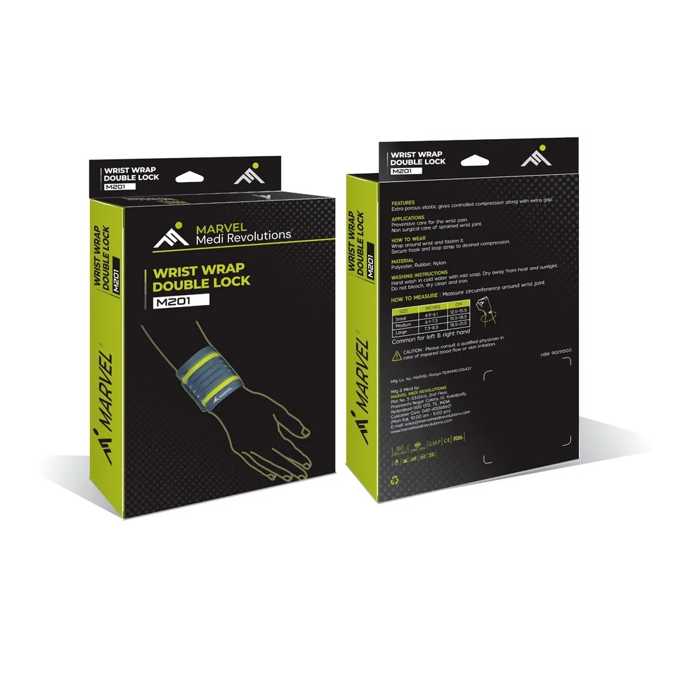 Wrist Wrap Double Lock 